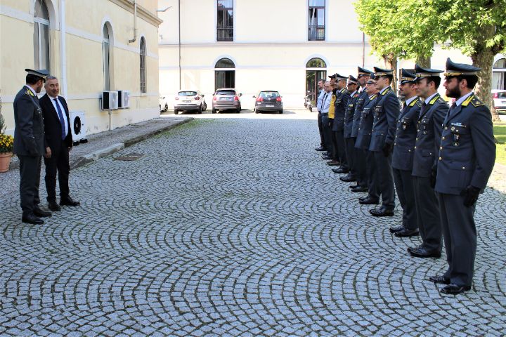 Il Prefetto In Visita Al Comando Provinciale Della Guardia Di Finanza